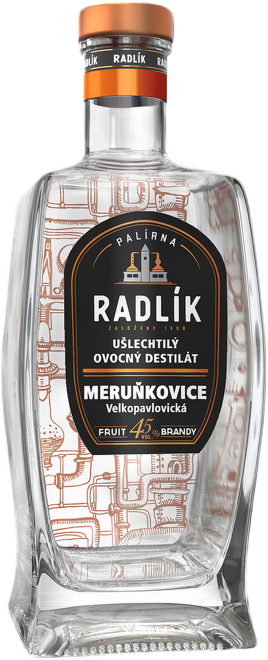 Radlík Meruňkovice 45% 0,5l