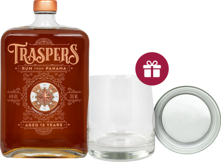 Traspers 15 YO Panama Rum + dárek