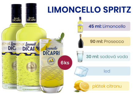 Molinari Limoncello di Capri + dárek