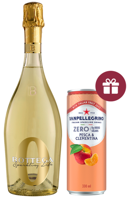 Bottega Sparkling Zero White - nealkoholické víno