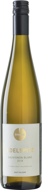 Edelspitz Sauvignon Blanc "Kraví Hora" (bez přídavku síry), Špalek