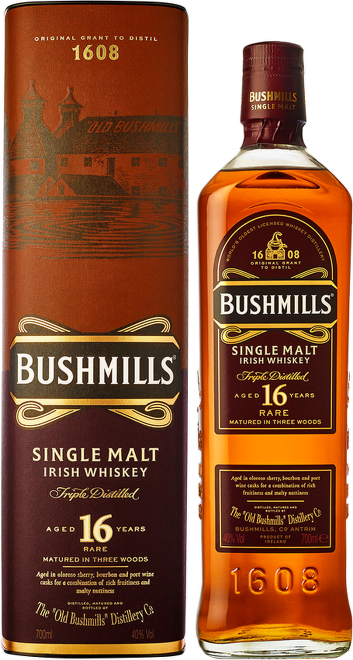 Bushmills Malt 16 Years Old box 0,7l