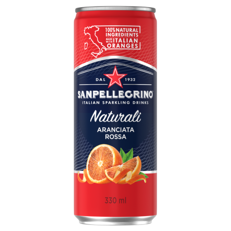 Sanpellegrino Aranciata Rossa plech 33 cl