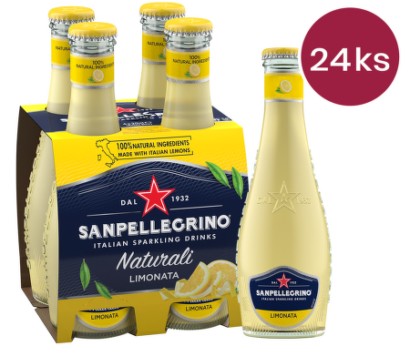 Sanpellegrino Limonata sklo 20cl - 24 ks