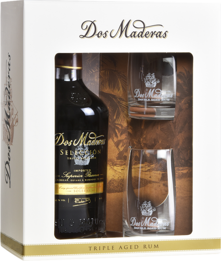 Dos Maderas Seleccion 0,7l + skleničky