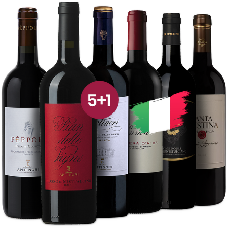 Antinori, Itálie 5+1 - TOP červené