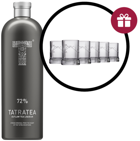 Tatratea 72% Outlaw Tea liqueur 0,7l
