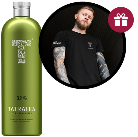Tatratea 32% Citrus Tea liqueur 0,7l + dárek