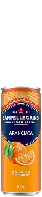 Sanpellegrino Aranciata plech 33 cl