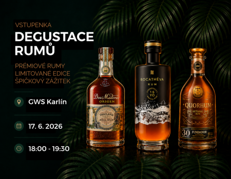 Vstupenka na degustaci RumFest GWS 17.6.2026