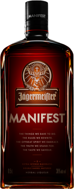 Jagermeister Manifest 38% 0,5l bonus