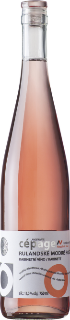 Rulandské modré rosé, pozdní sběr, Nové Vinařství