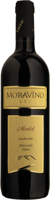 Merlot, pozdní sběr, Moravíno
