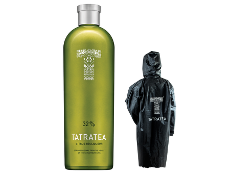 Tatratea 32% Citrus Tea liqueur 0,7l + pláštěnka