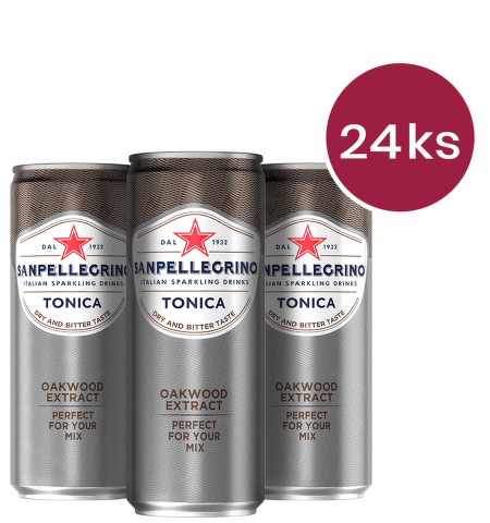 Sanpellegrino Tonic plech 0,33l - 24 ks