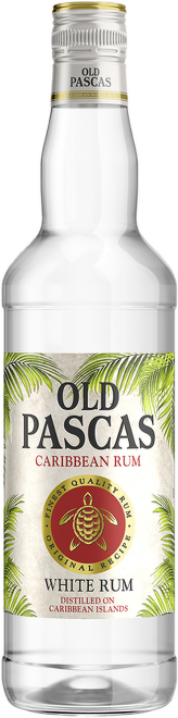 Old Pascas Barbados White Rum 0,7l