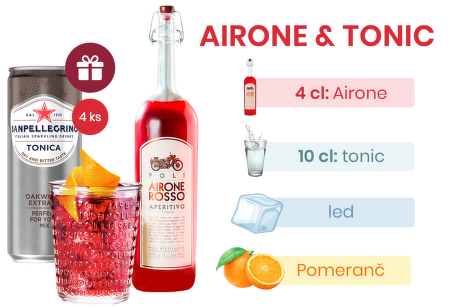 Airone Rosso Aperitivo + dárek