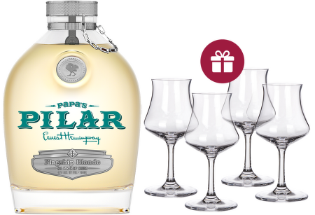Papa´s Pilar 7 Blonde Rum 0,7l + dárek
