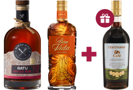Flavored rums 2+1