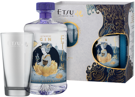 Etsu Pacific Ocean Water Japanese Gin + sklenice 0,7l