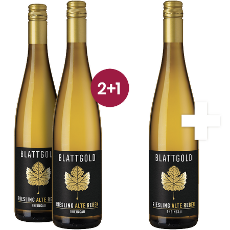 Riesling trocken Alte Reben Blattgold Rheingau 2+1