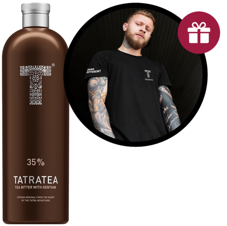 Tatratea 35% Bitter Tea Digestif 0,7l + dárek