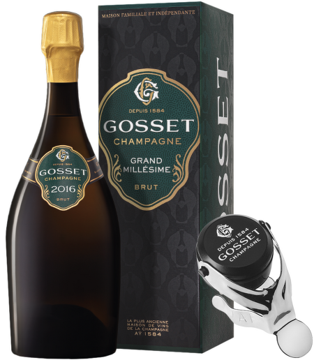 Gosset Grand Millésime Brut 2016 0,75l + dárek