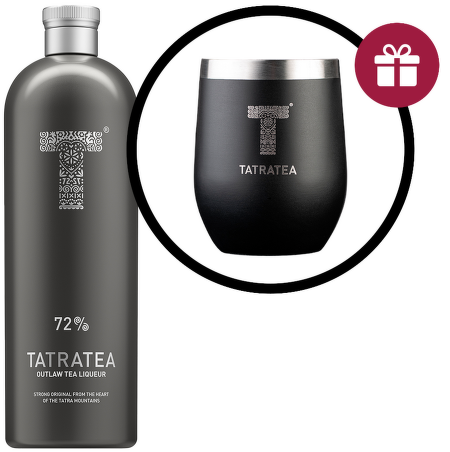 Tatratea 72% Outlaw Tea liqueur 0,7l + dárek