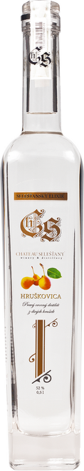 Chateau Selešťany Hruškovica z divých hrušiek 0,5l