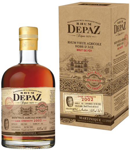 Depaz Cask Strength 2002 Vintage 0,7l