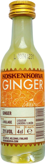 Koskenkorva Ginger Shot (zázvorový likér) 0,04l