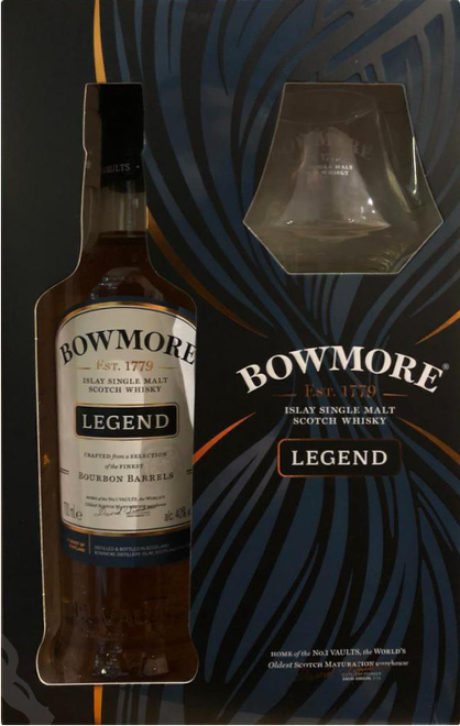 Bowmore Legend 0,7l + sklenice