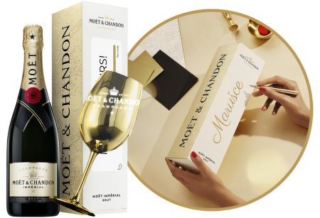 Moët & Chandon Specially Yours 0,75l + sklenička