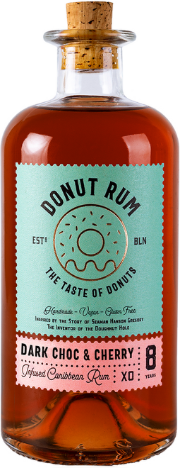 Donut Rum XO Dark Choc & Cherry 0,5l