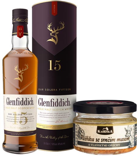 Glenfiddich 15 Years Old 0,7l + dárek