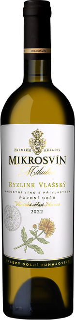 Ryzlink vlašský, pozdní sběr, Flower Line, Mikrosvín