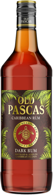 Old Pascas Barbados Dark Rum 1l