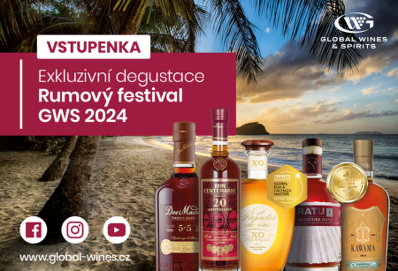 Vstupenka na degustaci RumFest GWS 19.6.2024 Karlín