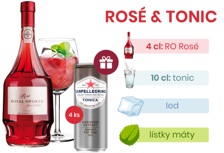 Royal Oporto Rosé + dárek