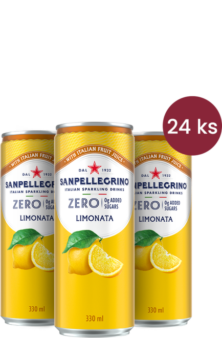Sanpellegrino Zero Limonata (citron) plech 0,33l