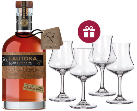 Ratu 16 Years Old Lautoka Premium Fiji Rum 0,7l + dárek