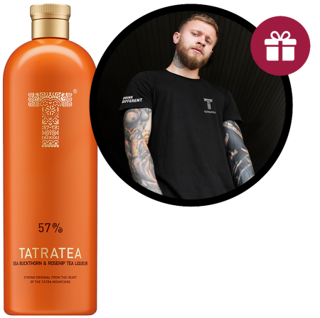 Tatratea 57% Rosehip & Sea Buckthorn Tea liqueur 0,7l + dárek