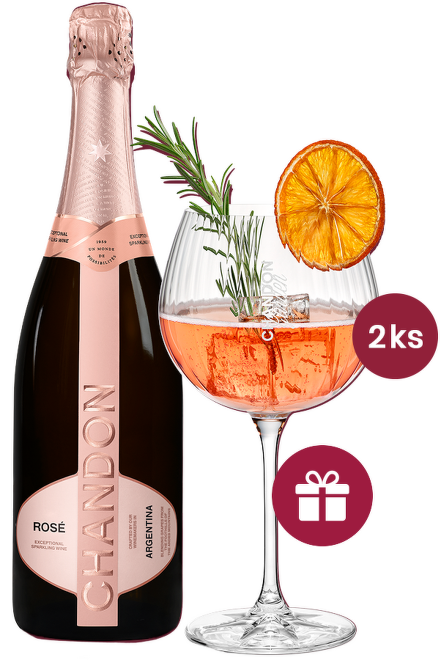 Chandon Rosé Argentina + dárek