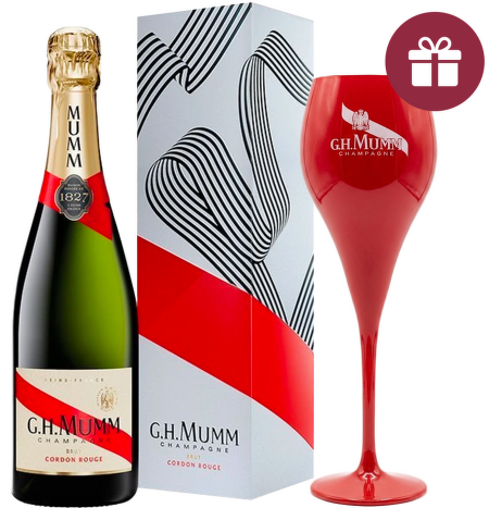 Mumm Cordon Rouge box 0,75l + dárek