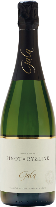 Sekt Pinot - Ryzlink vlašský Brut Nature, Gala