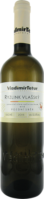 Ryzlink vlašský, pozdní sběr, Tetur