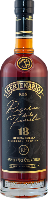 Centenario Rum 18 Years Old Reserva de la Familia 0,7l