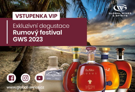 Vstupenka VIP na degustaci Rumfest 22.6.2023, Karlín