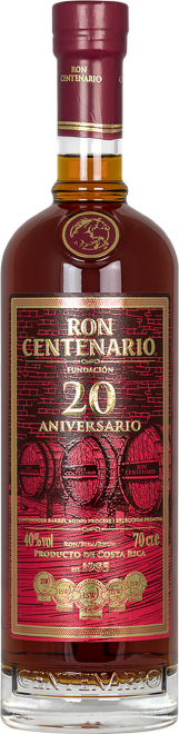 Centenario Rum 20 Years Old Fundación 0,7l