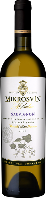 Sauvignon Blanc,pozdní sběr,Flower Line, Mikrosvín